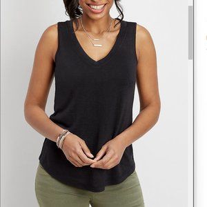 Maurices 24/7 V Neck Tank Top Size S
